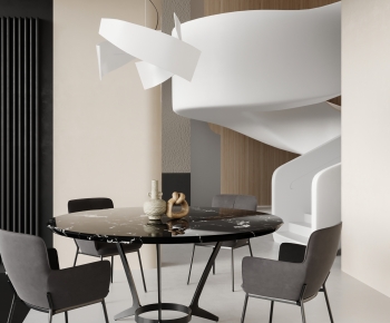 Modern Dining Table And Chairs-ID:520237924