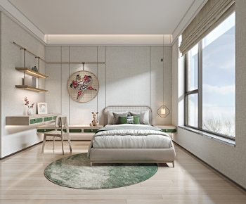 New Chinese Style Bedroom-ID:147730119