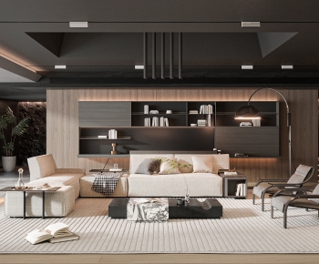 Modern A Living Room-ID:301075945