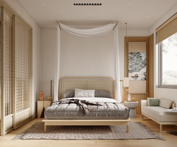 Japanese Style Bedroom-ID:955796005