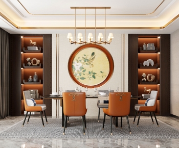 New Chinese Style Dining Room-ID:259814021
