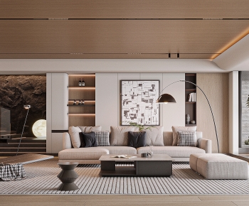 Modern A Living Room-ID:639292009