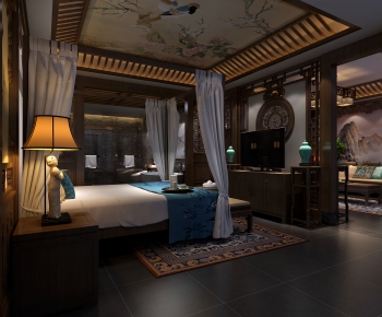 Chinese Style Guest Room-ID:958750269