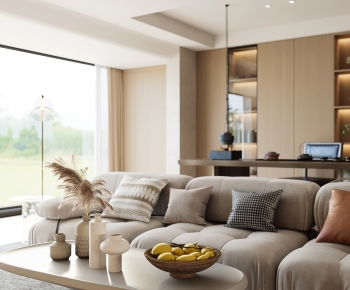 Modern A Living Room-ID:875550994