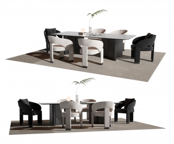 Modern Dining Table And Chairs-ID:353993896