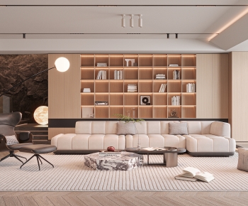 Modern A Living Room-ID:616801022