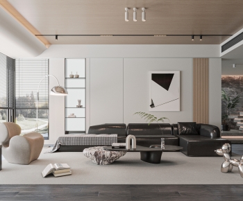 Modern A Living Room-ID:738518007