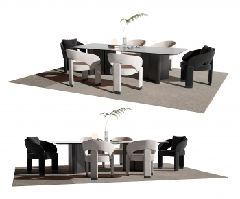 Modern Dining Table And Chairs-ID:716125013