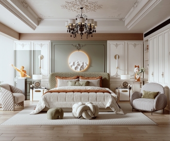 French Style Bedroom-ID:477602963