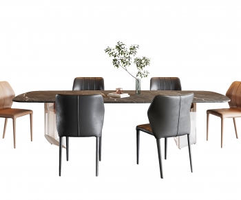 Modern Dining Table And Chairs-ID:687019822