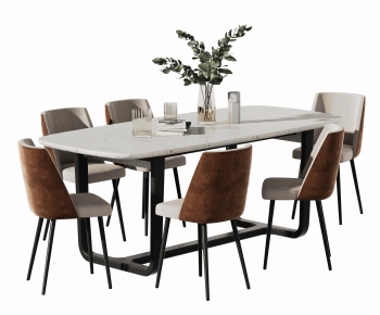 Modern Dining Table And Chairs-ID:830106976