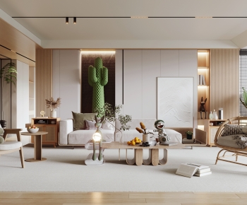 Nordic Style A Living Room-ID:741523986