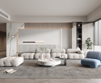 Modern A Living Room-ID:596987961