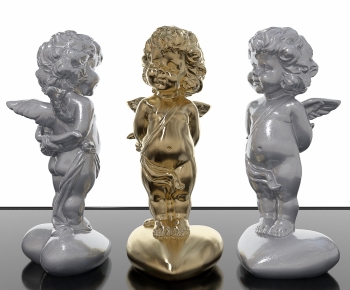 欧式古典小天使人物雕塑摆件-ID:227329026