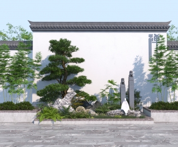 New Chinese Style Courtyard/landscape-ID:877234943