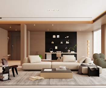 Modern A Living Room-ID:511162049