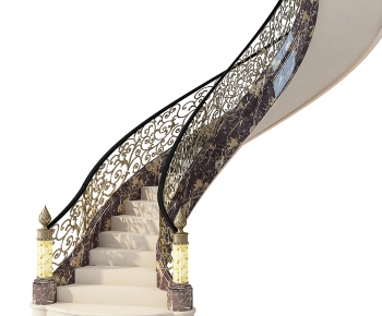 European Style Rotating Staircase-ID:454438927