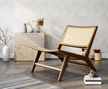 Wabi-sabi Style Lounge Chair-ID:572824957