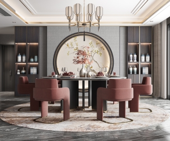 New Chinese Style Dining Room-ID:206129633