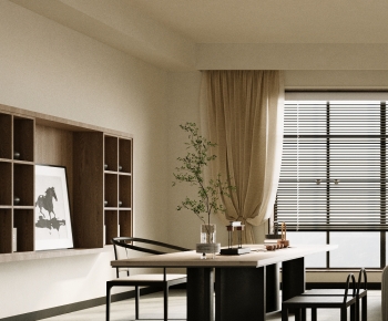 Modern Wabi-sabi Style A Living Room-ID:231471151