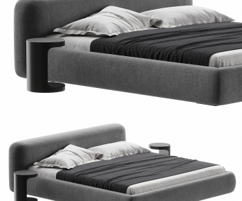 Modern Double Bed-ID:686975969