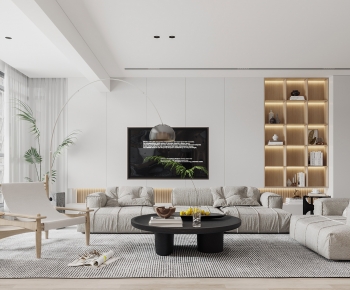 Modern A Living Room-ID:992638118