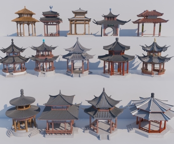Chinese Style Building Component-ID:277586943