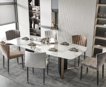 Modern Dining Table And Chairs-ID:248699228
