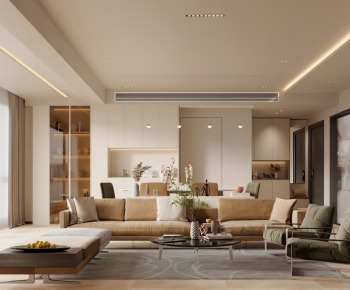 Modern A Living Room-ID:203408968