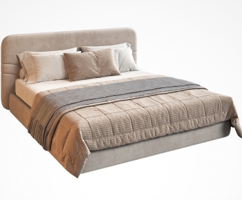 Modern Double Bed-ID:730941061