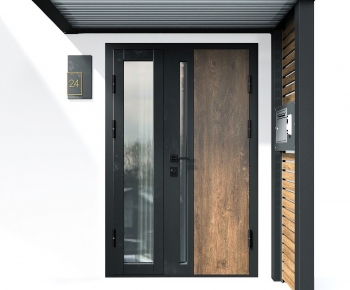 Modern Single Door-ID:181358109