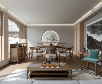 New Chinese Style Dining Room-ID:402990108