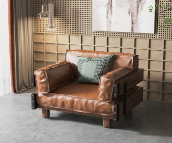 Industrial Style Single Sofa-ID:366278894