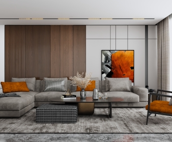 Modern A Living Room-ID:787439112