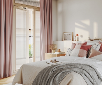 Nordic Style Bedroom-ID:373884929