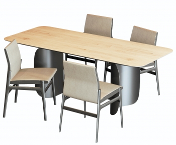 Modern Dining Table And Chairs-ID:818499093