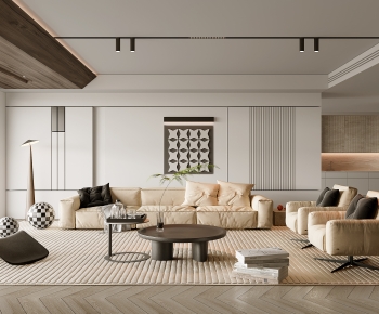 Modern A Living Room-ID:876519924