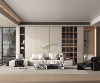 Modern A Living Room-ID:680050856