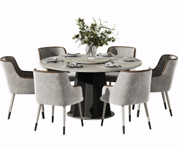 New Chinese Style Dining Table And Chairs-ID:846401932