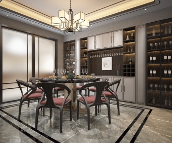 New Chinese Style Dining Room-ID:169951924