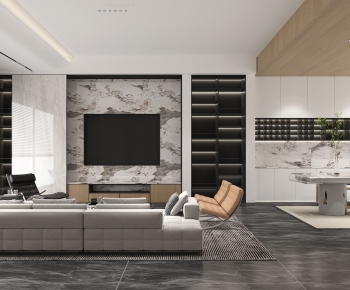 Modern A Living Room-ID:688463932