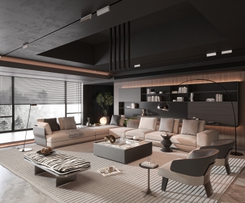 Modern A Living Room-ID:850970987