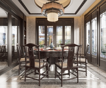 Chinese Style Dining Room-ID:603776935