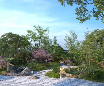 新中式庭院/景观-ID:581839187