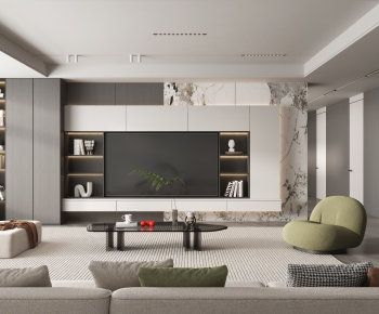 Modern A Living Room-ID:712869881