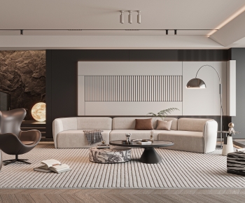 Modern A Living Room-ID:503355985