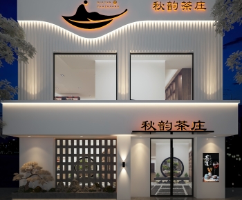 New Chinese Style Facade Element-ID:751744998