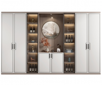 New Chinese Style Wine Cabinet-ID:208139429