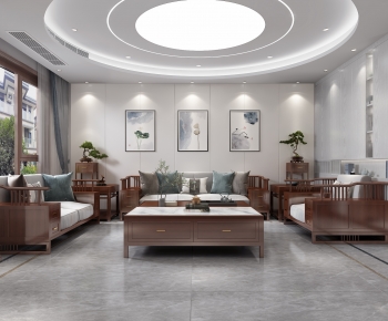 Chinese Style A Living Room-ID:693274976
