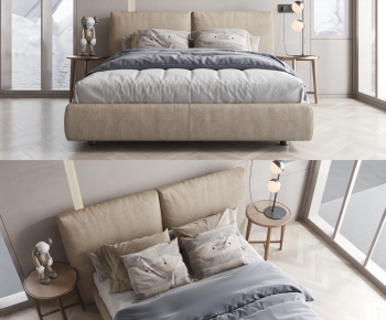 Modern Double Bed-ID:578430899